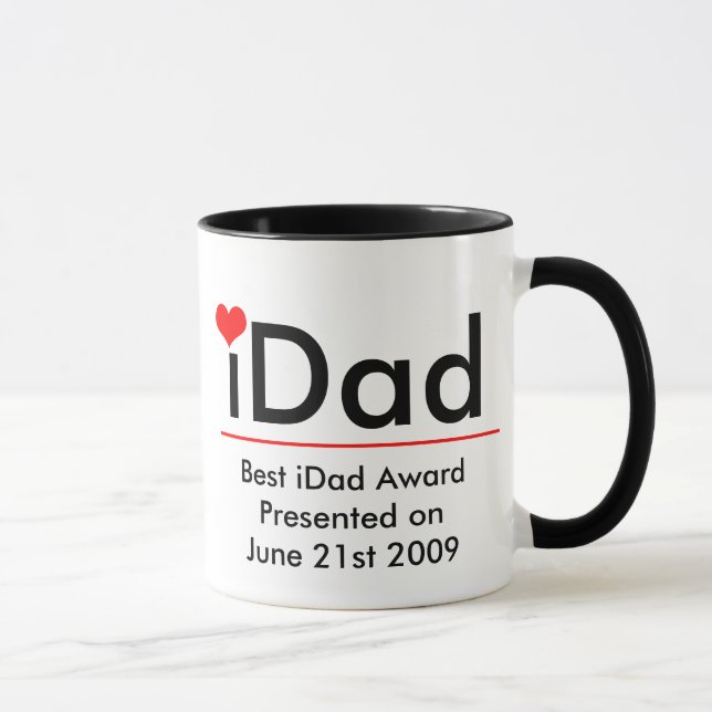 iDad-Best iDad Award verliehen am 21. Juni 2009 Tasse (Rechts)