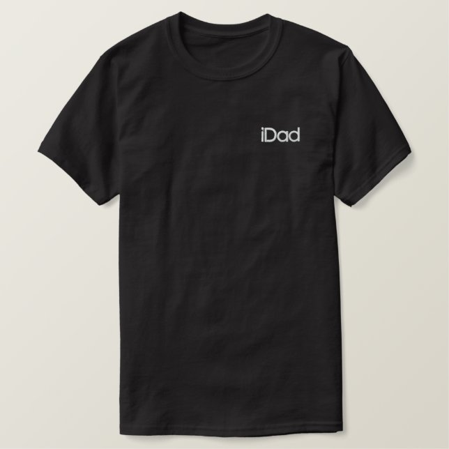 iDad Besticktes T-Shirt (Design vorne)