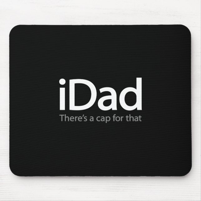iDad (i Vater) Mousepad - Vatertagsgeschenk (Vorne)