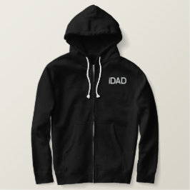iDad im Schwarzen Bestickter Hoodie