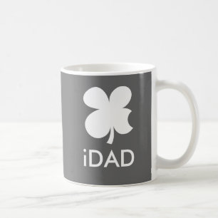 iDad Tasse mit glücklicher Klee   Apple Parodie
