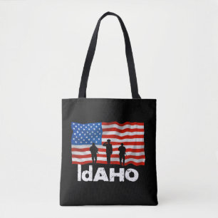 Idaho Amerikanische Flagge Tasche