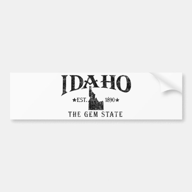 Idaho Autoaufkleber (Vorne)