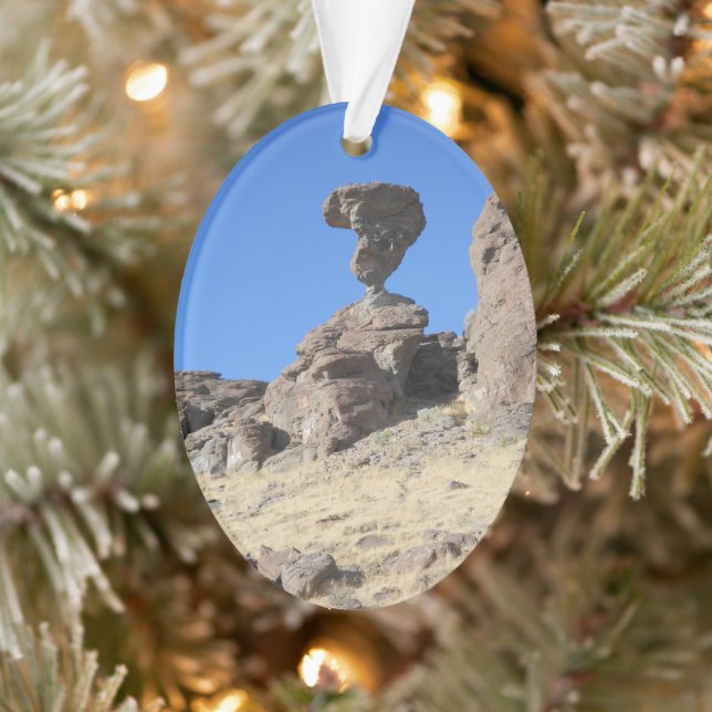 Idaho Balanced Rock Keramik Weihnachtsschmuck Ornament (Baum)
