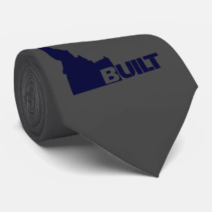 Idaho Built Dark Blue Necktie Krawatte