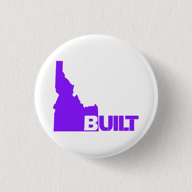 Idaho Built (Purple) Button (Vorderseite)