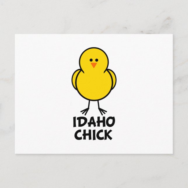 Idaho Chick Postkarte (Vorderseite)