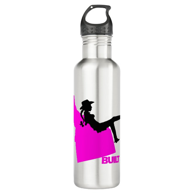 Idaho Cowgirl Edelstahlflasche (Vorderseite)
