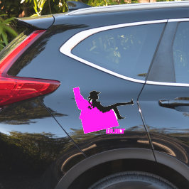 Idaho Cowgirl Vinyl Decal Aufkleber