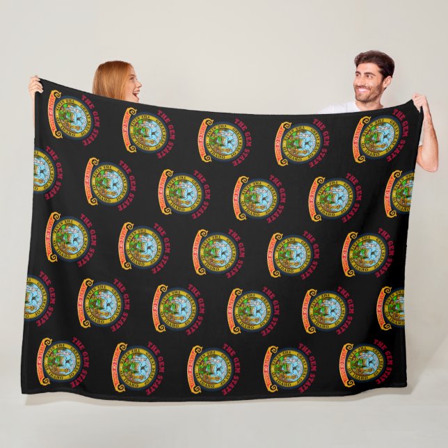 IDAHO CROSSROADS STAAT FLAG FLEECEDECKE (Beispiel)