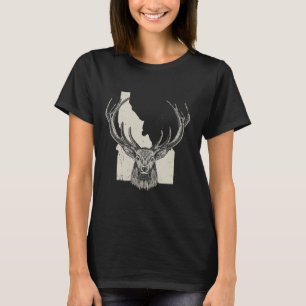 Idaho Deer Jagd Idaho Hirschberg T-Shirt