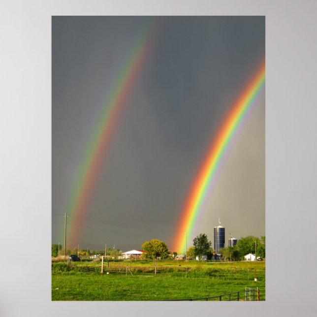 Idaho Double Rainbow Poster (Vorne)