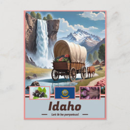Idaho Elegance: Surreal Showcase Postkarte