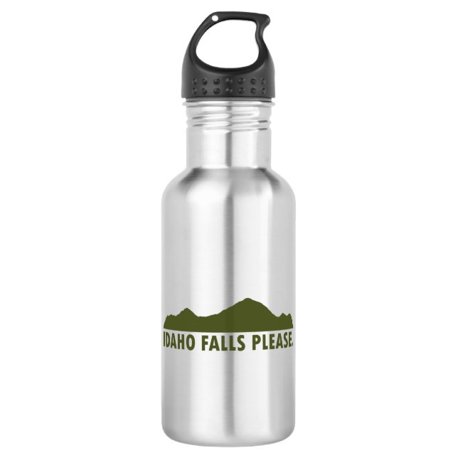 Idaho Falls Bitte Edelstahlflasche (Vorderseite)