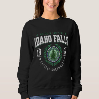 Idaho Falls Urlaubs-Souvenir Klassischer Kiefernba Sweatshirt
