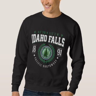 Idaho Falls Urlaubs-Souvenir Klassischer Kiefernba Sweatshirt