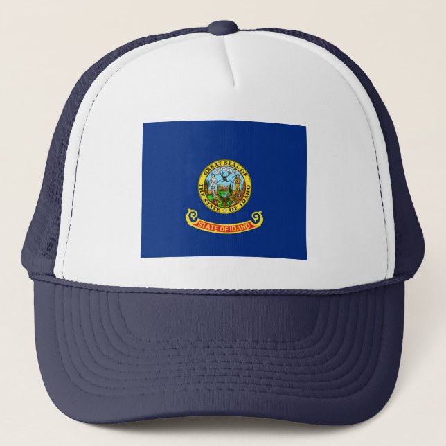 Idaho Flag Hat Truckerkappe (Vorderseite)