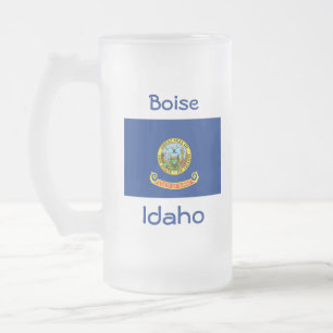 Idaho Flag Karte Stadt Tasse