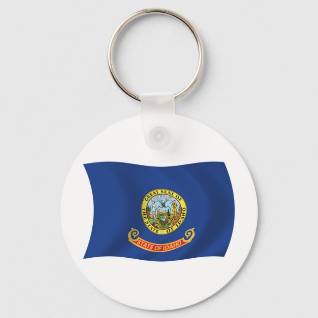 Idaho Flag Schlüsselanhänger (Vorderseite)