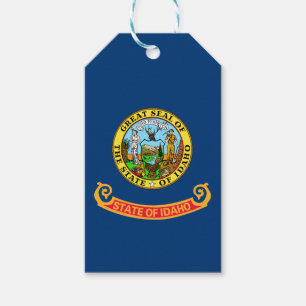 Idaho-Flagge: der Edelstein-Staat, Amerika Mountai Geschenkanhänger