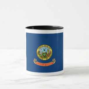 Idaho-Flagge: der Edelstein-Staat, Amerika Mountai Tasse