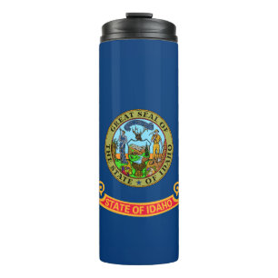 Idaho-Flagge Thermosbecher