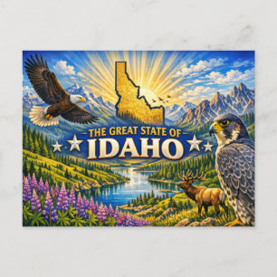 Idaho Grußpostkarte Postkarte