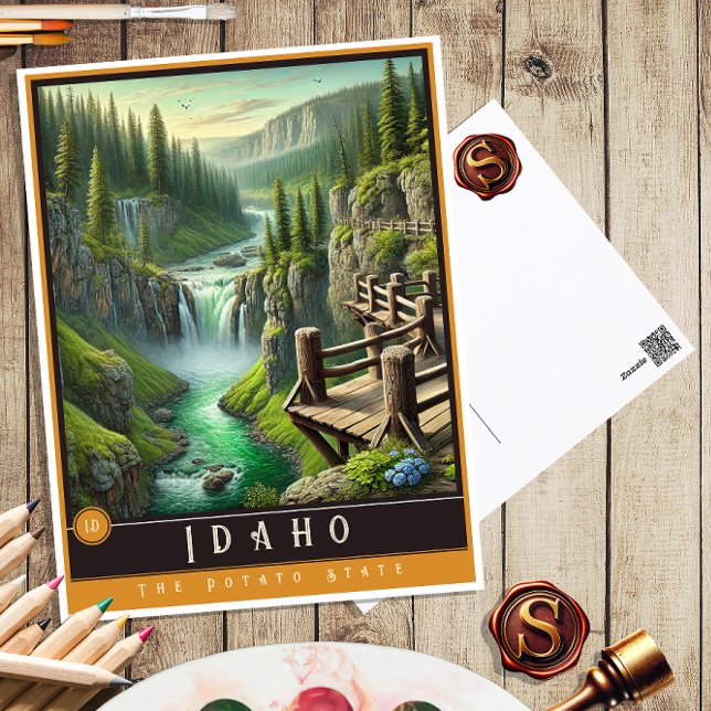 Idaho | Hyper-Realistisches Staat Postkarte (Von Creator hochgeladen)