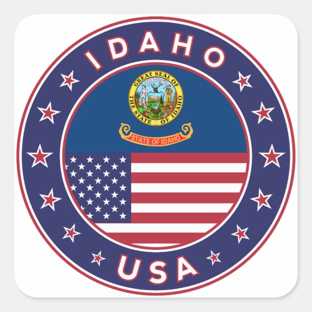 Idaho, Idaho USA, Idaho sticker (Devant)