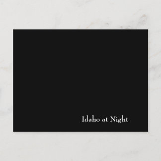 Idaho in der Nacht Postkarte