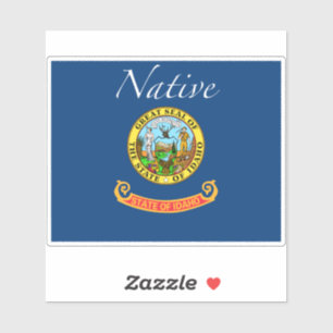 Idaho Indio Flag Aufkleber