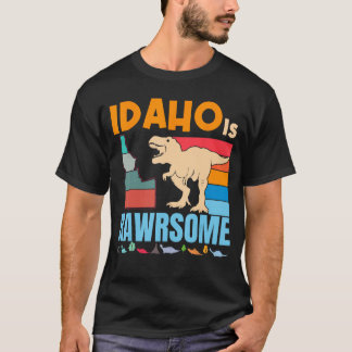 Idaho ist großartig Dinosaurier Ich liebe Idaho Ge T-Shirt