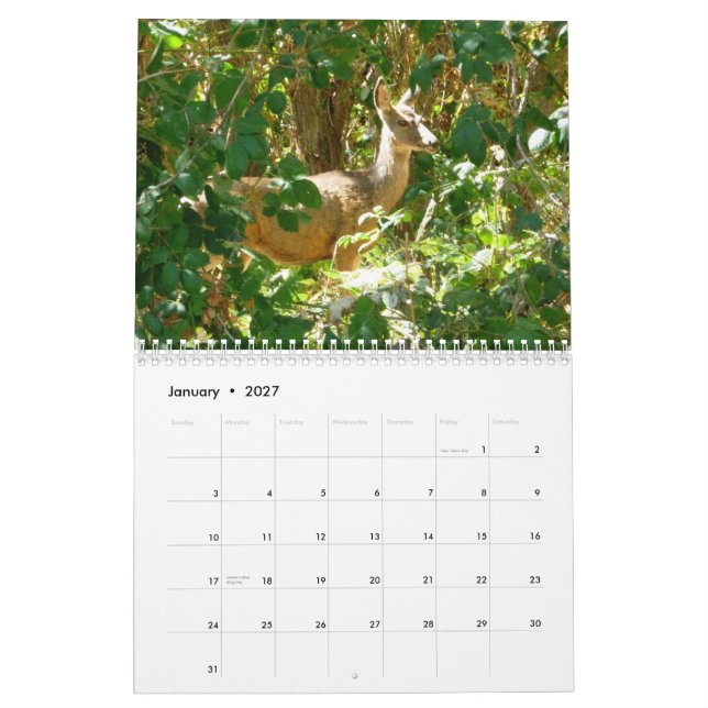 Idaho Kalender (Jan 2027)