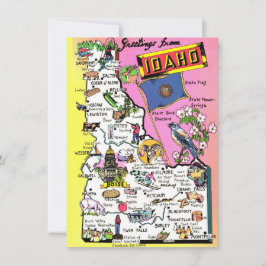 Idaho Karte Ankündigung