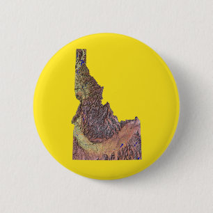 Idaho-Karten-Knopf Button