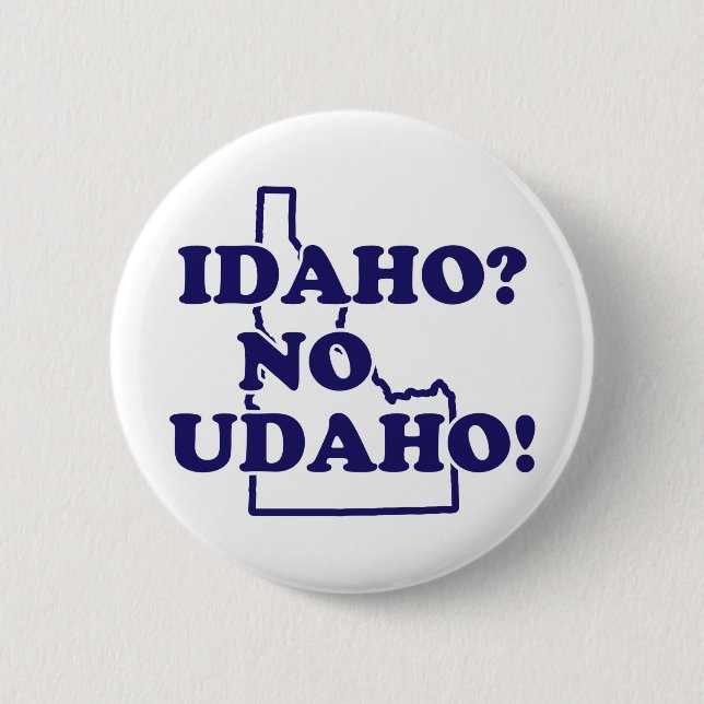 Idaho kein Udaho Button (Vorderseite)