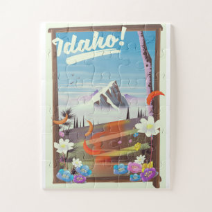 Idaho! Landschafts-Reiseposter