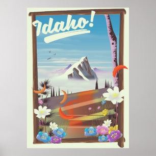 Idaho! Landschaftspopster Poster