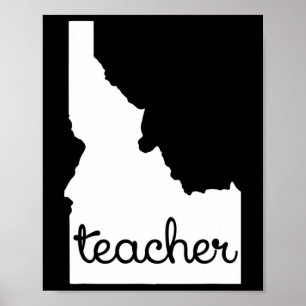 Idaho Lehrer Aushängeschenk Cooler Motivierend Cou Poster