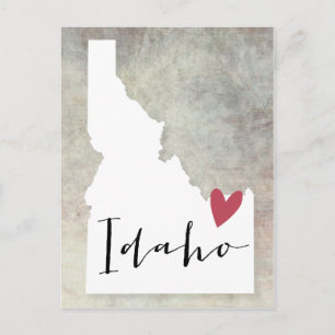Idaho Liebe Postkarte