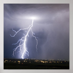 Idaho lightning poster
