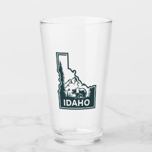 Idaho Map Bear Glas
