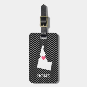 Idaho Map Zuhause Staat Liebe mit benutzerdefinier Gepäckanhänger