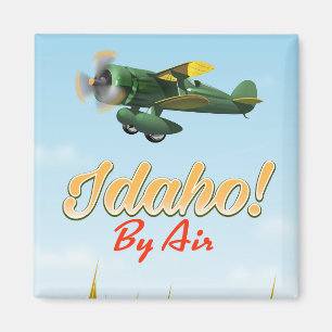 Idaho! Mit dem Flugzeug Magnet