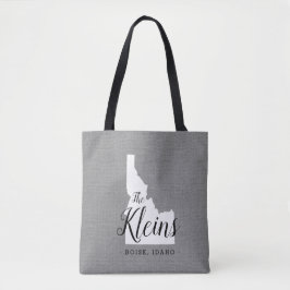 Idaho Monogram Staat Tote Bag Tasche