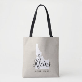 Idaho Monogram Staat Tote Bag Tasche