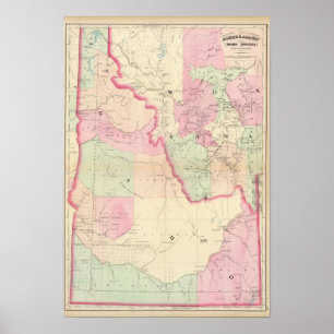 Idaho, Montana West Poster