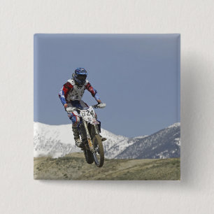 Idaho, Motocross Racing, Motorradfahren Button