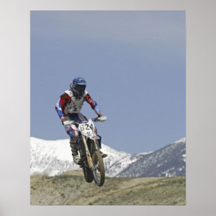Idaho, Motocross-Rennen, Motorradrennen Poster