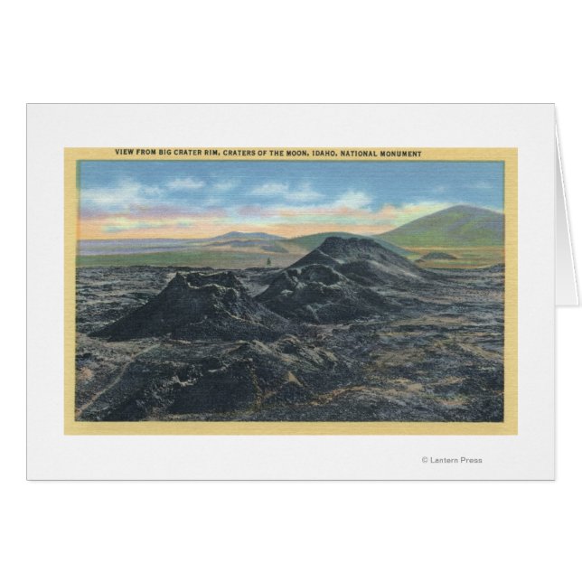 Idaho Nationalpark Big Crater Rim (Vorderseite (Horizontal))
